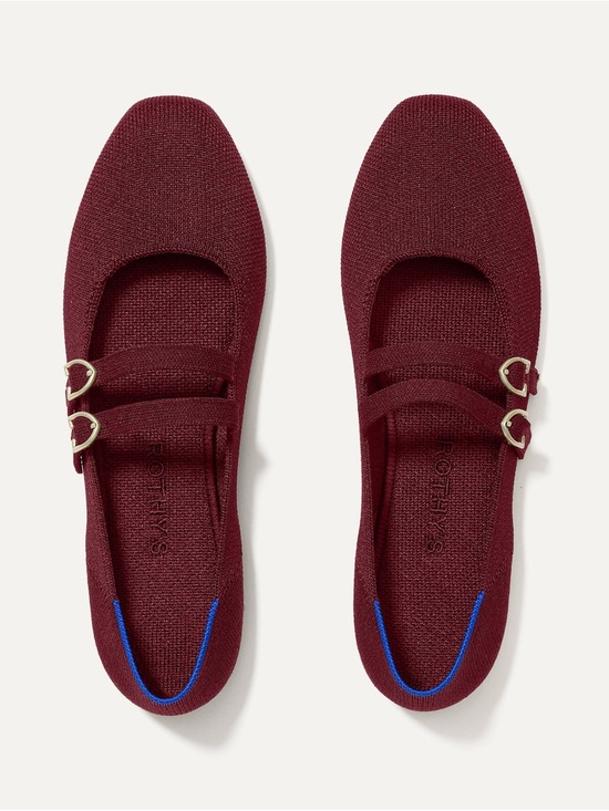 Rothy's Shoes - NEW Rothy's Cabernet The Double Buckle Mary Jane Shoes Size 8 US $165